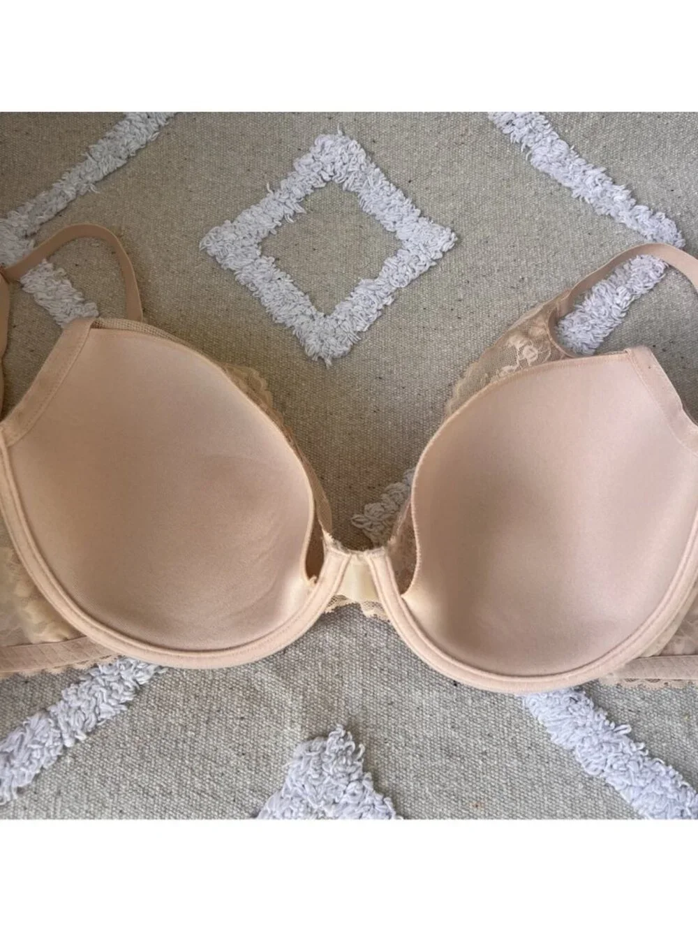 Natori Cherry Blossom Convertible Underwire Bra Nude Beige 721191 Size 34G